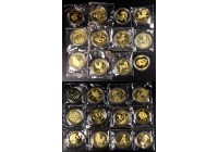 網站代拍：1981-2004年上幣一、二輪33mm生肖紀念精制銅章 24枚