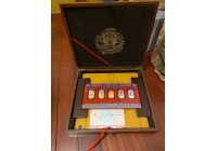 2012年生肖龍年紀念銀幣和郵票大全套禮盒裝金幣總公司發行