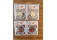 2024年龍幣國評封裝4枚