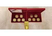 泰山紀念幣散幣20枚，帶包裝盒