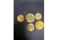 長(zhǎng)城角幣5枚